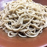 ふくい越前寒晒し蕎麦を塩で食す