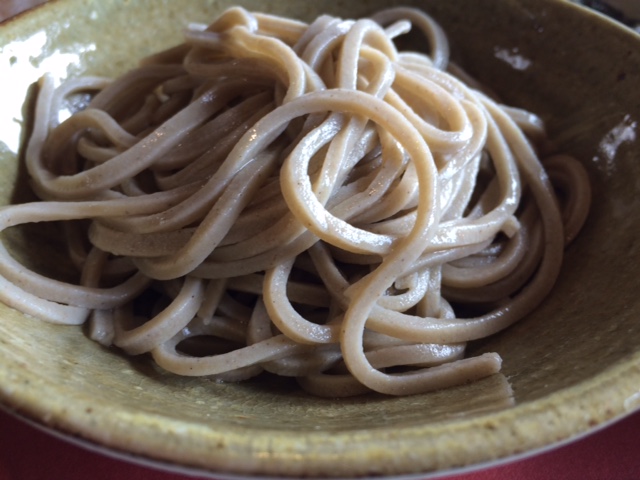 越前そば山路の越前おろし蕎麦のアップ