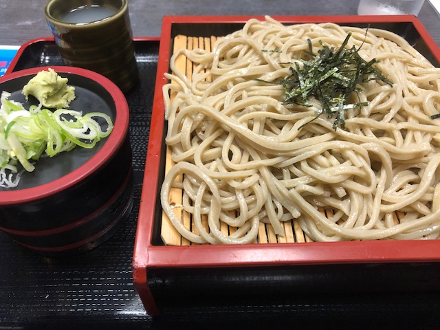 夏の新蕎麦のざるそば