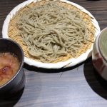 蕎麦やす竹さんの夏の新そばの粗挽き十割蕎麦試食会にて